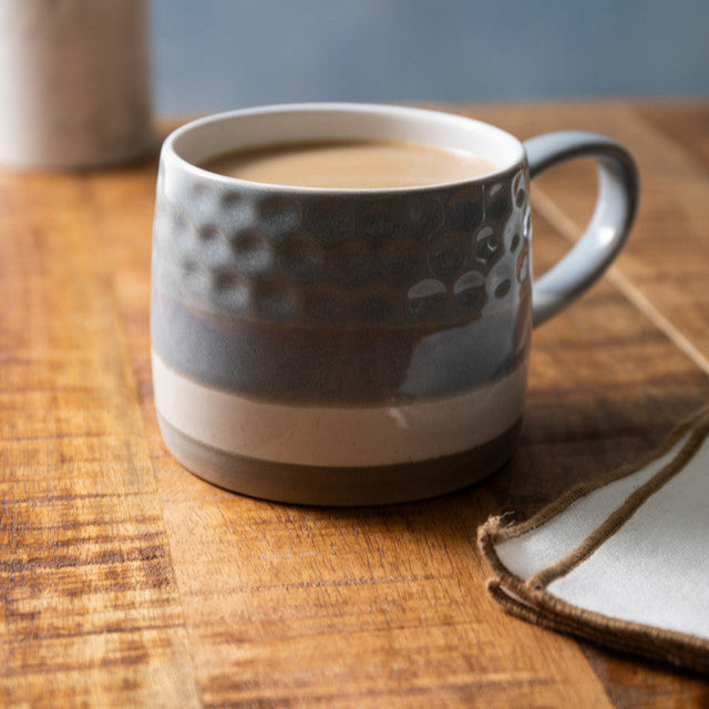 Mikasa Grey Textured Ombre Mug, 320ml