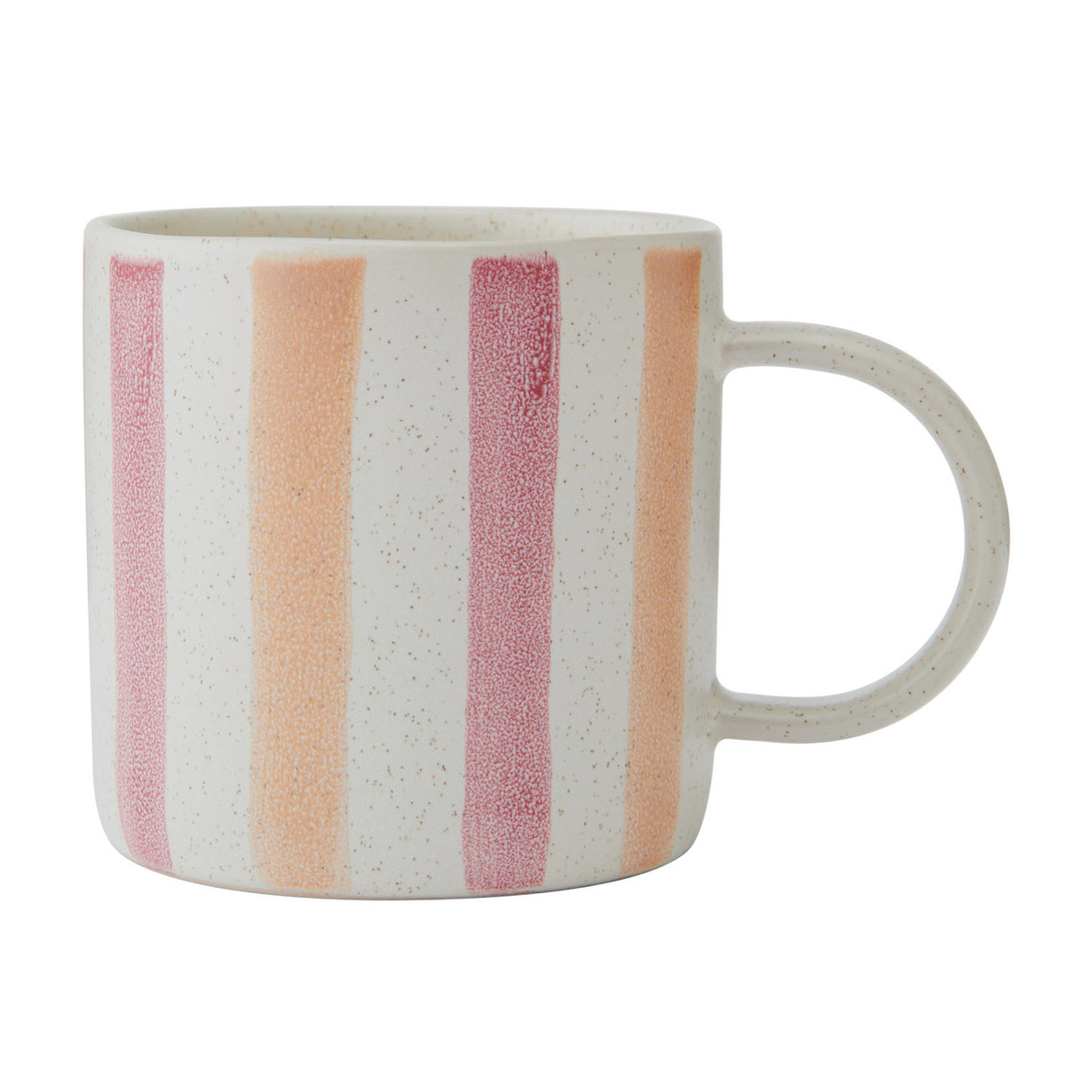 Mikasa Pink & Red Stripe Mug, 380ml