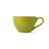 Mikasa Stoneware Mug, 330ml - Green and Blue Geometric