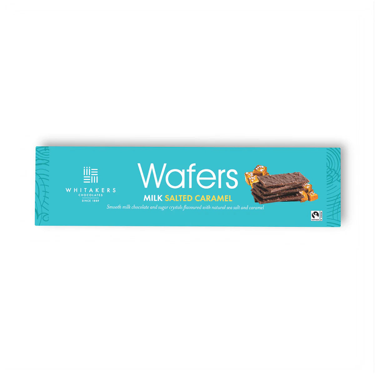 Whitakers Milk Chocolate Salted Caramel Wafer Thins 175g