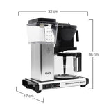 Moccamaster KBG Select Filter Coffee Machine - Brushed