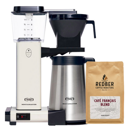 Moccamaster KBGT 741 Filter Coffee Machine - Off White