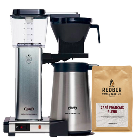 Moccamaster KBGT 741 Filter Coffee Machine - Polished Silver