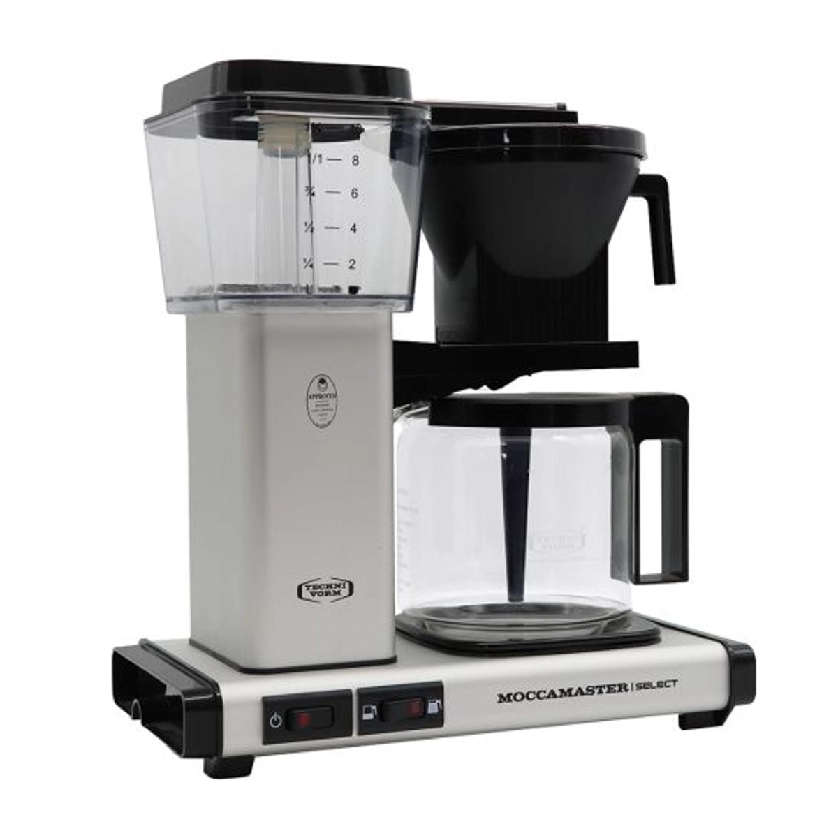 Moccamaster KBG Select Filter Coffee Machine - Matt Silver