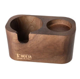 Motta Wooden Coffee Tamping Stand with Two Positions