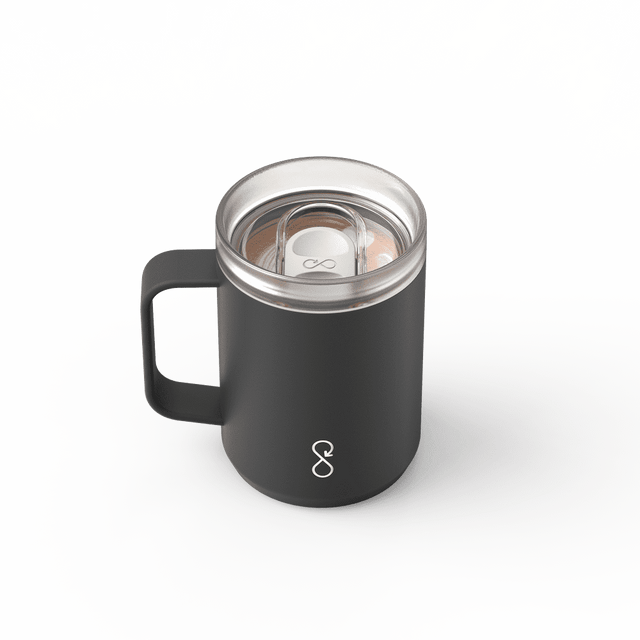 Ocean Bottle Travel Mug 350ml - Obsidion Black I Redber Coffee