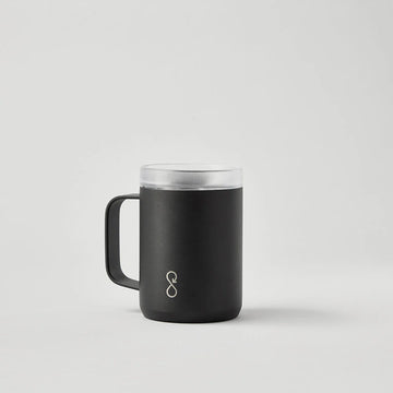 Ocean Bottle Travel Mug 350ml - Obsidion Black I Redber Coffee