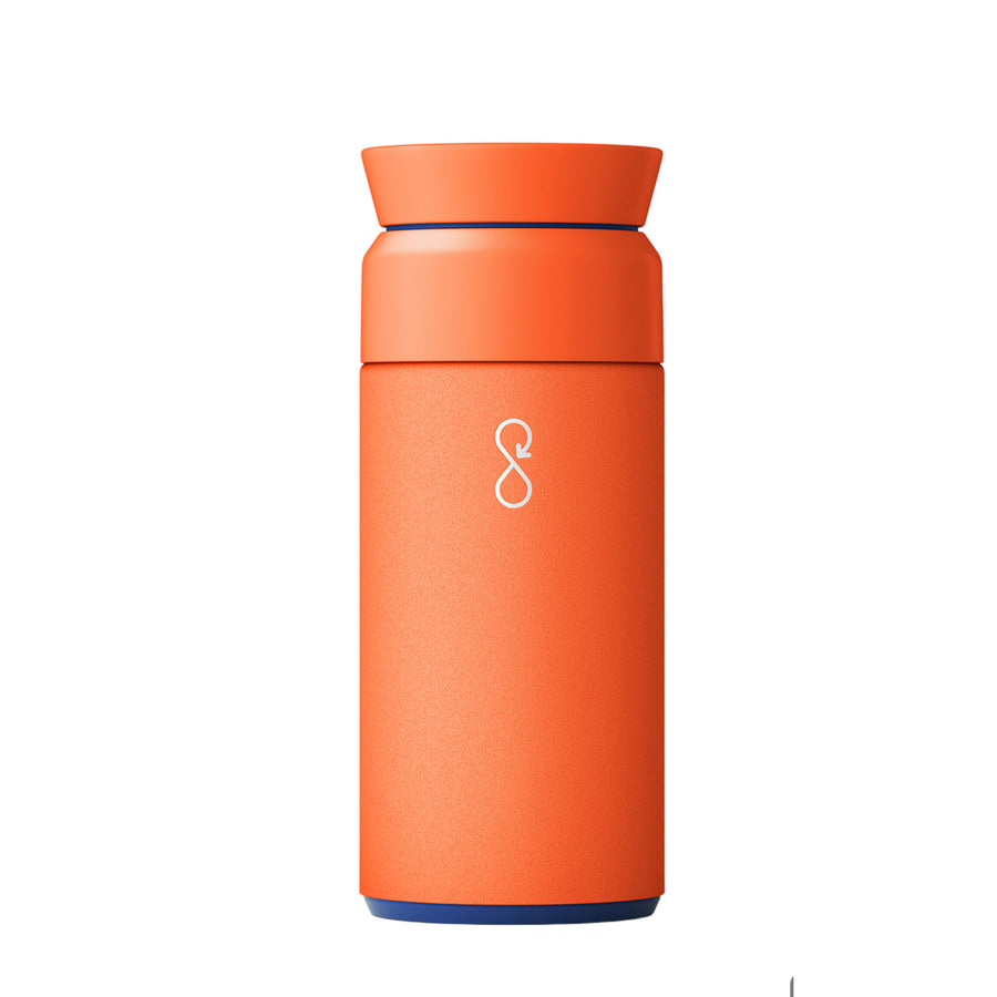 Ocean Bottle Brew Flask 350ml - Sun Orange