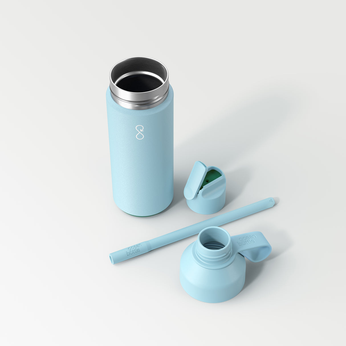 Ocean Bottle - Go Sports Bottle 500ml - Sky Blue, Redber Coffee Roastery