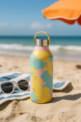 Chilly's Series 2 Stainless Steel 500ml Bottle Studio Desert Camo - Yellow