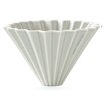Origami Ceramic Medium Coffee Dripper - Matte Grey