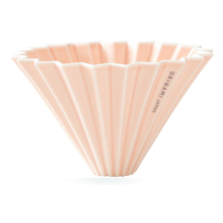Origami Ceramic Medium Coffee Dripper - Matte Pink