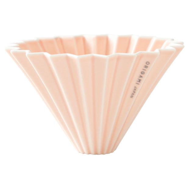 Origami Ceramic Medium Coffee Dripper - Pink