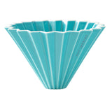 Origami Ceramic Medium Coffee Dripper - Turquoise