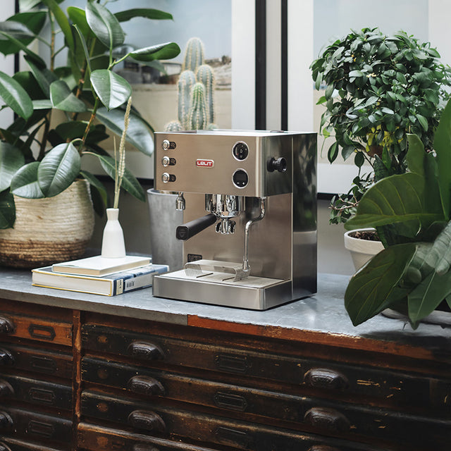 Lelit Elizabeth Dual Boiler Espresso Coffee Machine - Brushed Stainless Steel
