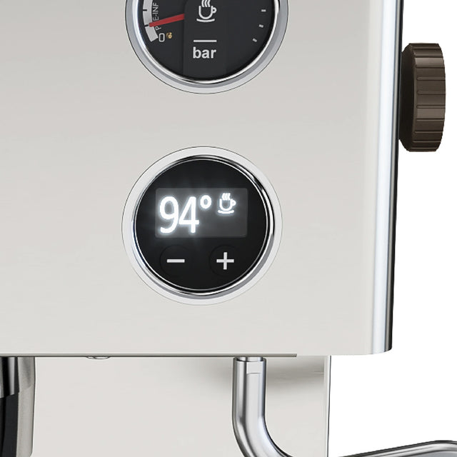 Lelit Elizabeth Dual Boiler Espresso Coffee Machine - Brushed Stainless Steel