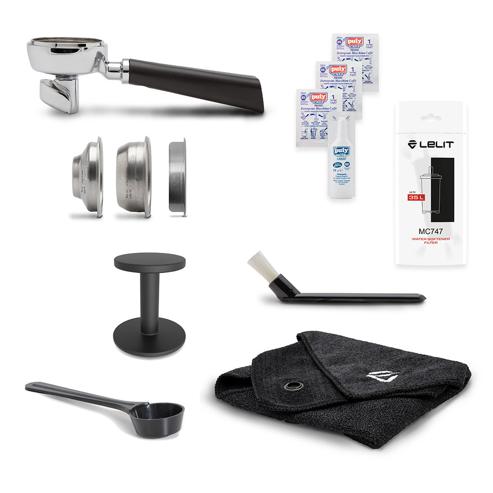 Lelit Elizabeth Dual Boiler Espresso Coffee Machine - Brushed Stainless Steel