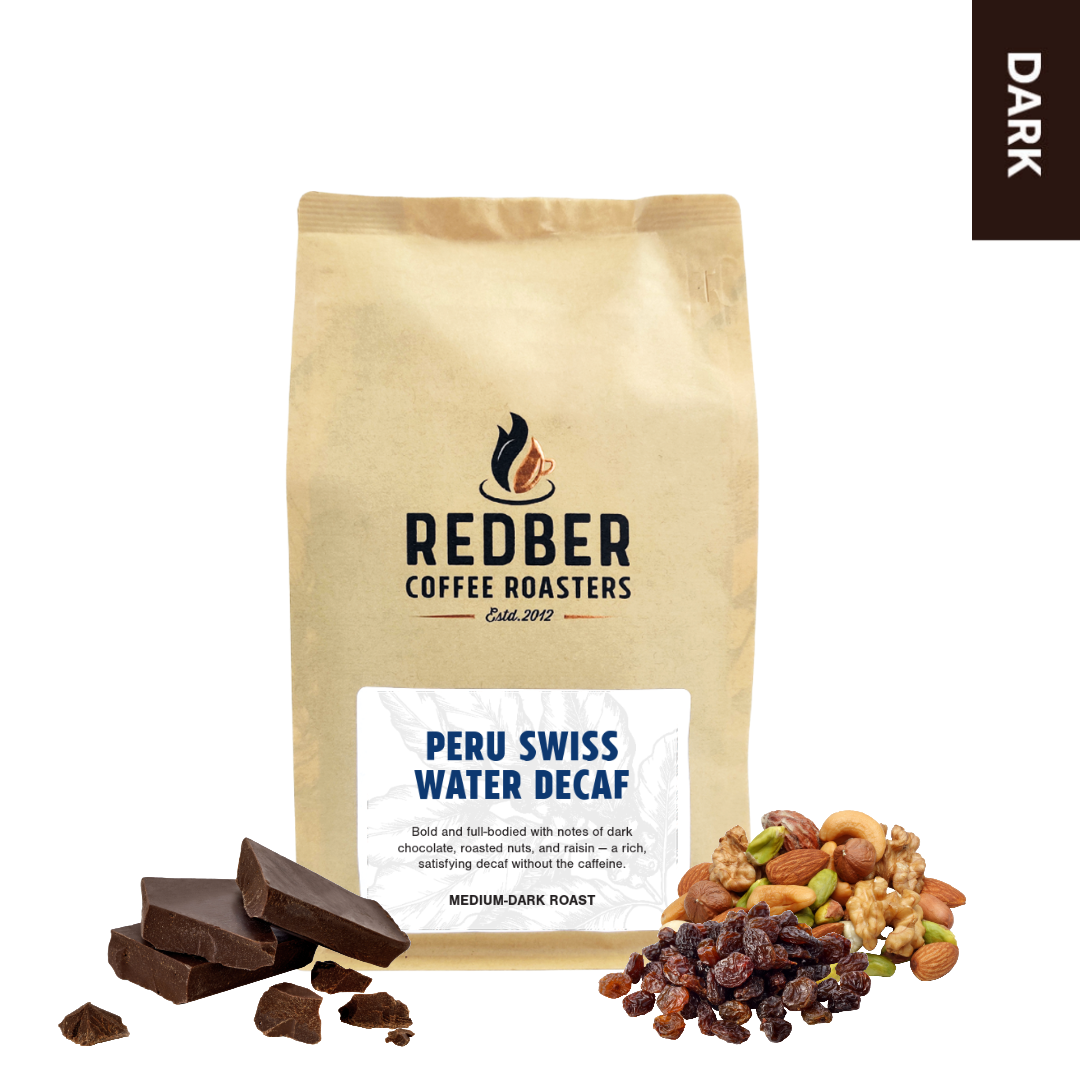 PERU SAN MARTIN SWISS WATER DECAF COFFEE - Dark Roast Coffee