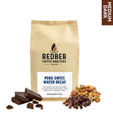 PERU SAN MARTIN SWISS WATER DECAF COFFEE - Medium-Dark Roast Coffee