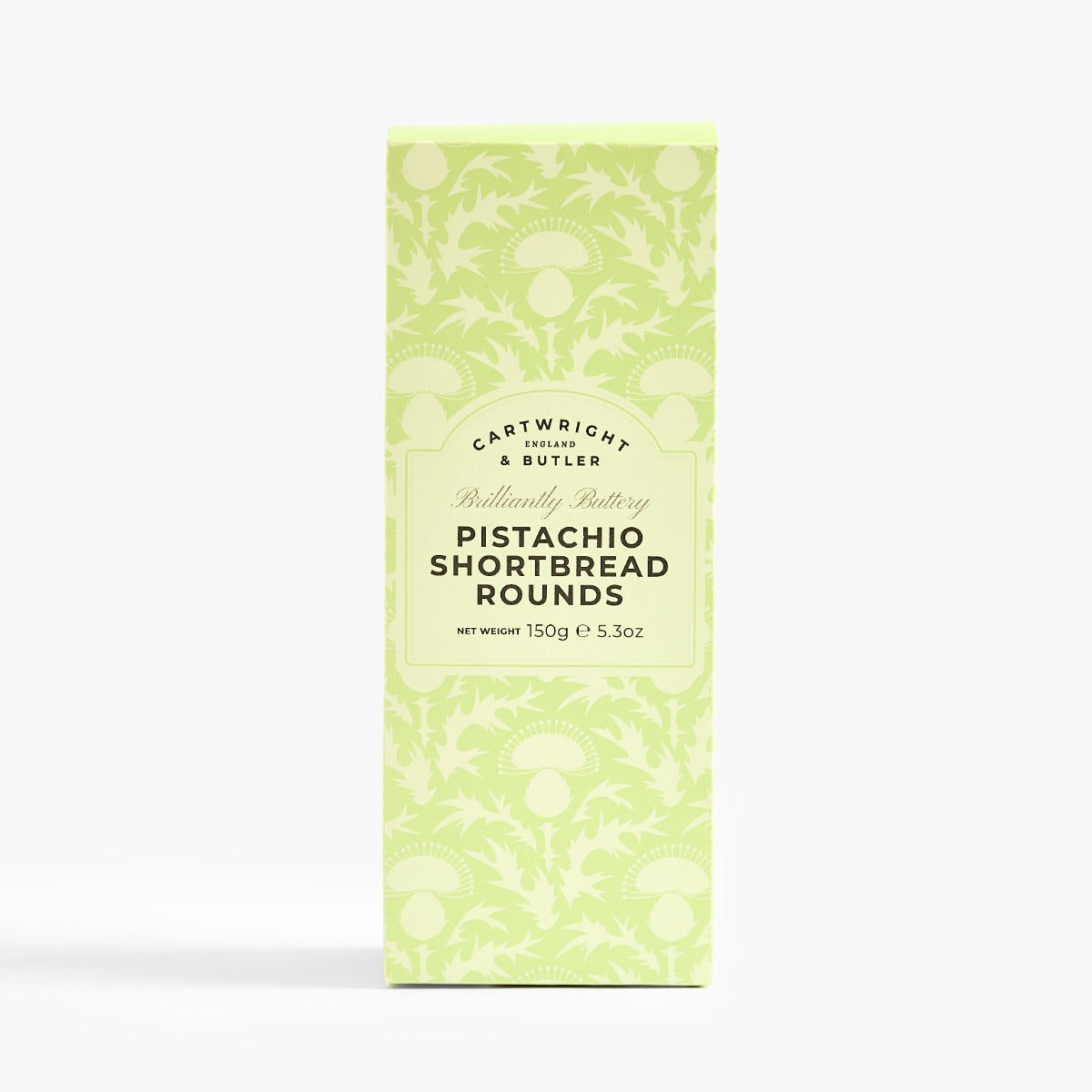 Cartwright & Butler Pistachio Shortbread Rounds in Carton