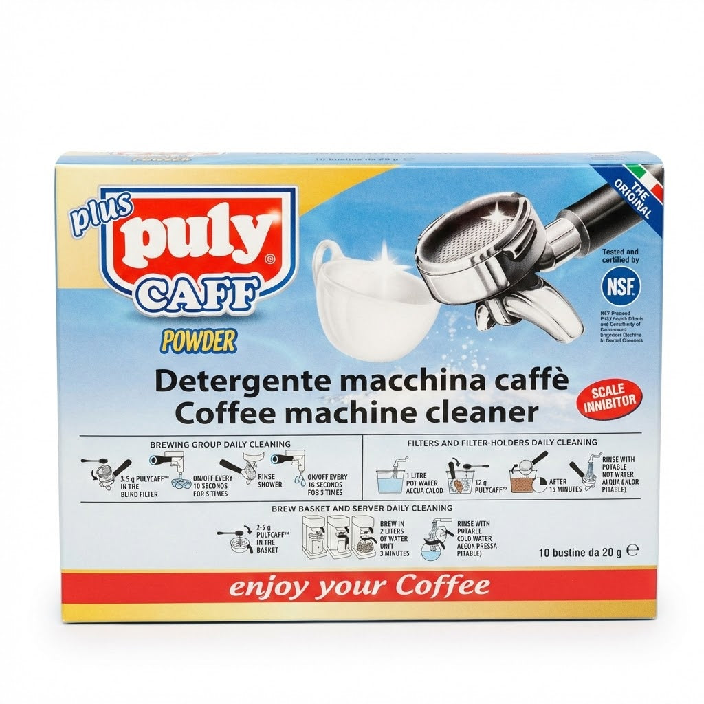 Puly Caff Espresso Machine Group Head Cleaning Powder 20g – Redber Coffee