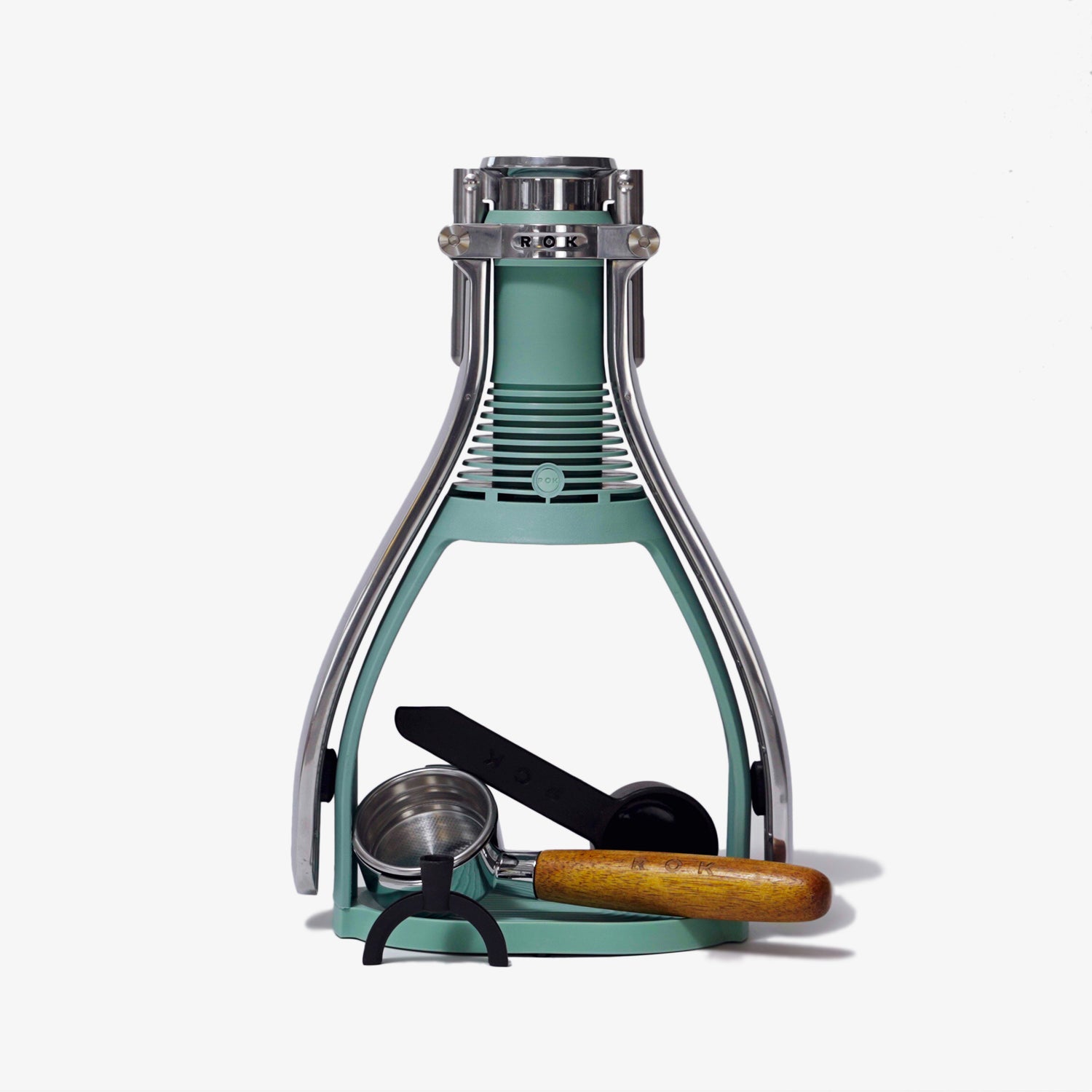 ROK Presso Smartshot Manual Espresso Maker - Soft Teal