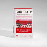 Birchall Plant-Based Prism Tea Bags 80pcs - Red Berry & Flower