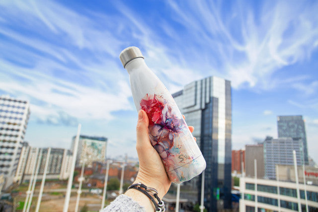 S’well Insulated Reusable Water Bottle 500ml - Rose Marble, Redber Coffee