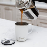 S'well Stainless Steel Travel Mug with Handle 350ml - Moonstone, Redber Coffee