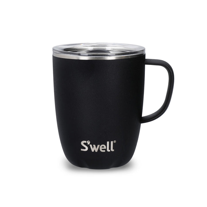 S'well Stainless Steel Travel Mug with Handle 350ml - Onyx, Redber Coffee Roasters