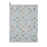Sophie Allport Paws & Pumpkins Tea Towel