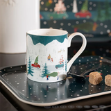 Sophie Allport Tis the Season Mug - 425ml (Gift Boxed) on tray