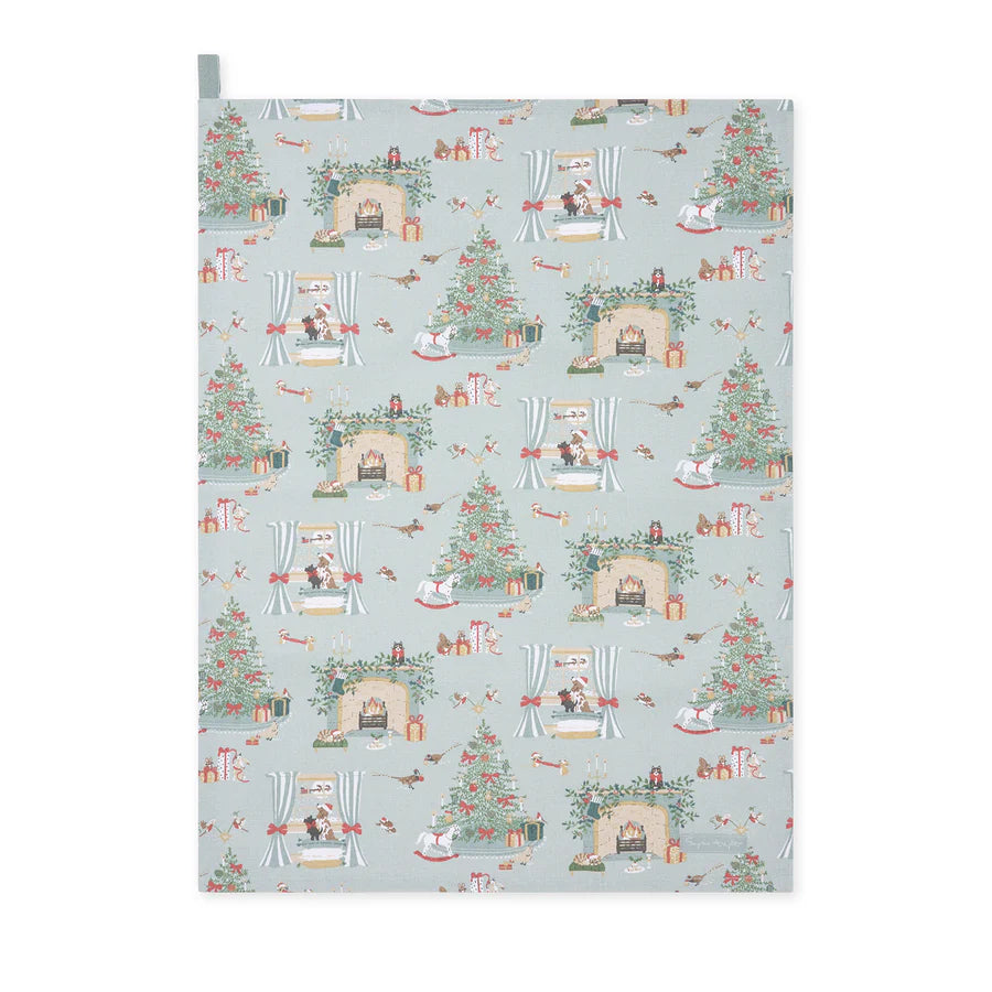 Sophie Allport Cosy Christmas Tea Towel
