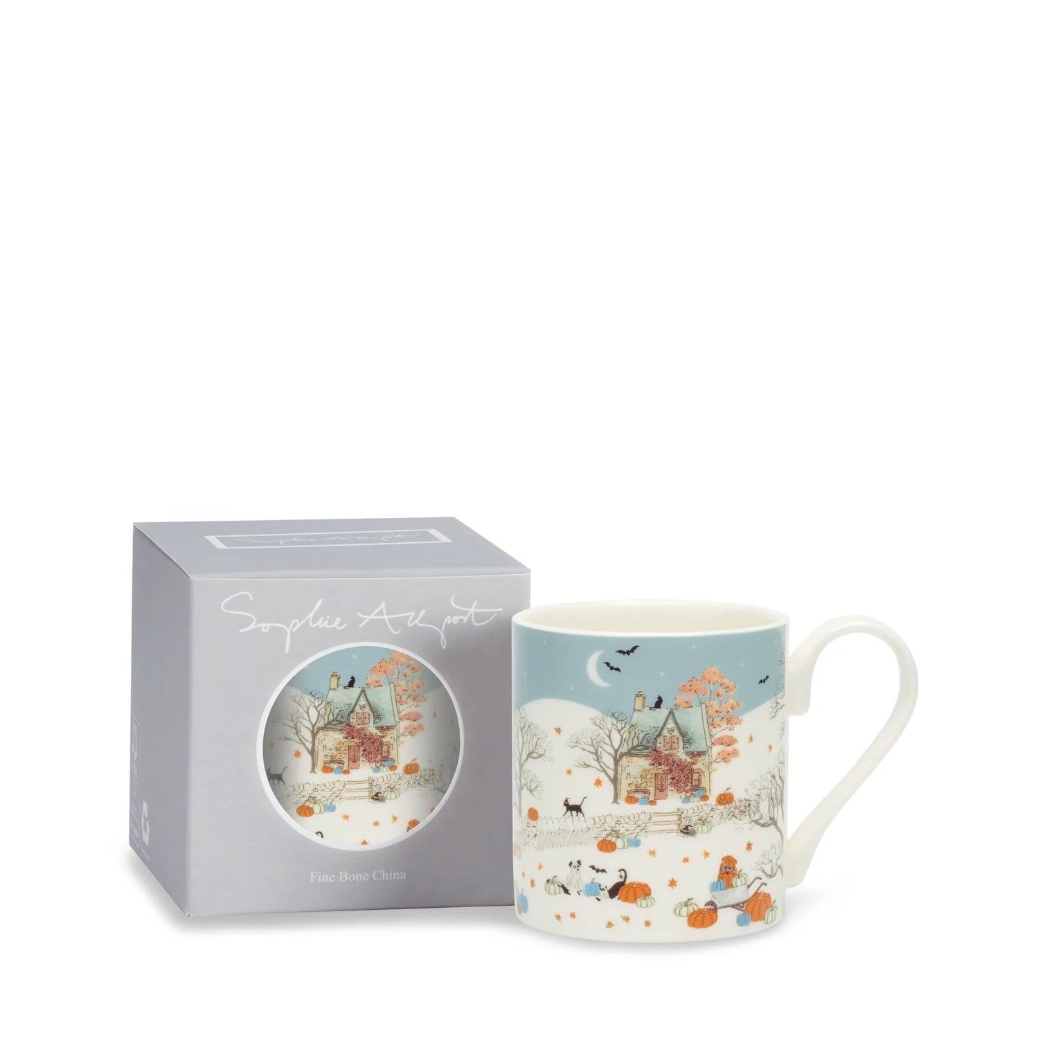 Sophie Allport Paws & Pumpkins Mug 425ml (Gift Boxed)