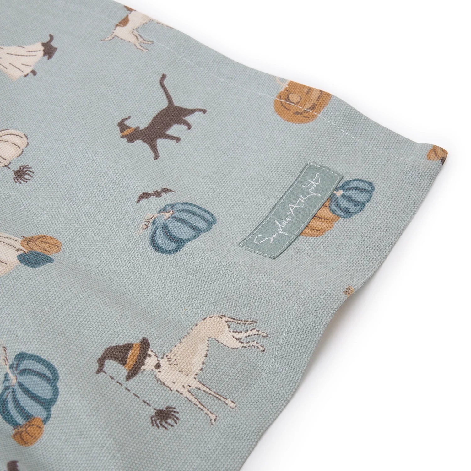 Sophie Allport Paws & Pumpkins Tea Towel