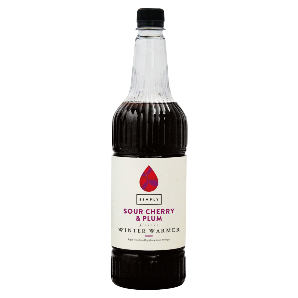 Sour Cherry & Plum Winter Warmer Syrup, Simply Syrup, Redber