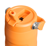 Stanley IceFlow Flip Straw Bottle 0.47L - Goldenrod Coral