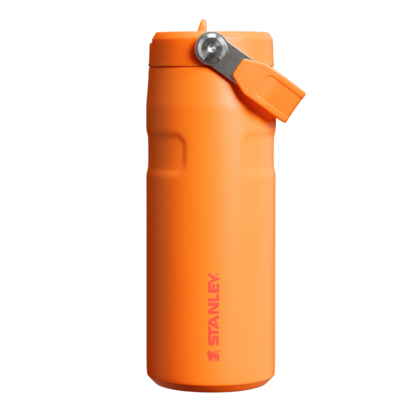 Stanley IceFlow Flip Straw Bottle 0.47L - Goldenrod Coral