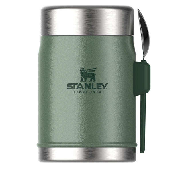 Stanley Classic Legendary Food Jar + Spork 0.4L - Hammertone Green