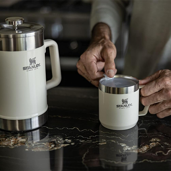 Stanley Stay-Hot French Press 1.4L - Cream Gloss