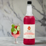 IBC, Simply Syrup 1L Cooler - Strawberry, Basil & Cucumber, Redber Coffee