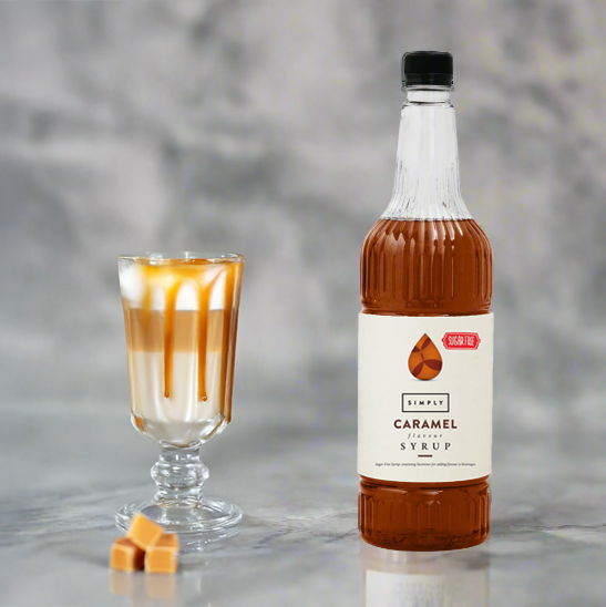 IBC, Simply Coffee Syrup 1L, Sugar Free - Caramel, Redber Coffee