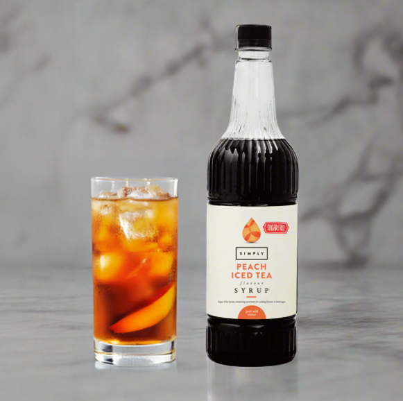 IBC, Simply Iced Tea Syrup 1L - Peach (Sugar Free), Redber Coffee
