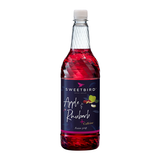 Sweetbird Apple and Rhubarb Fusion Syrup with Caffeine  1L
