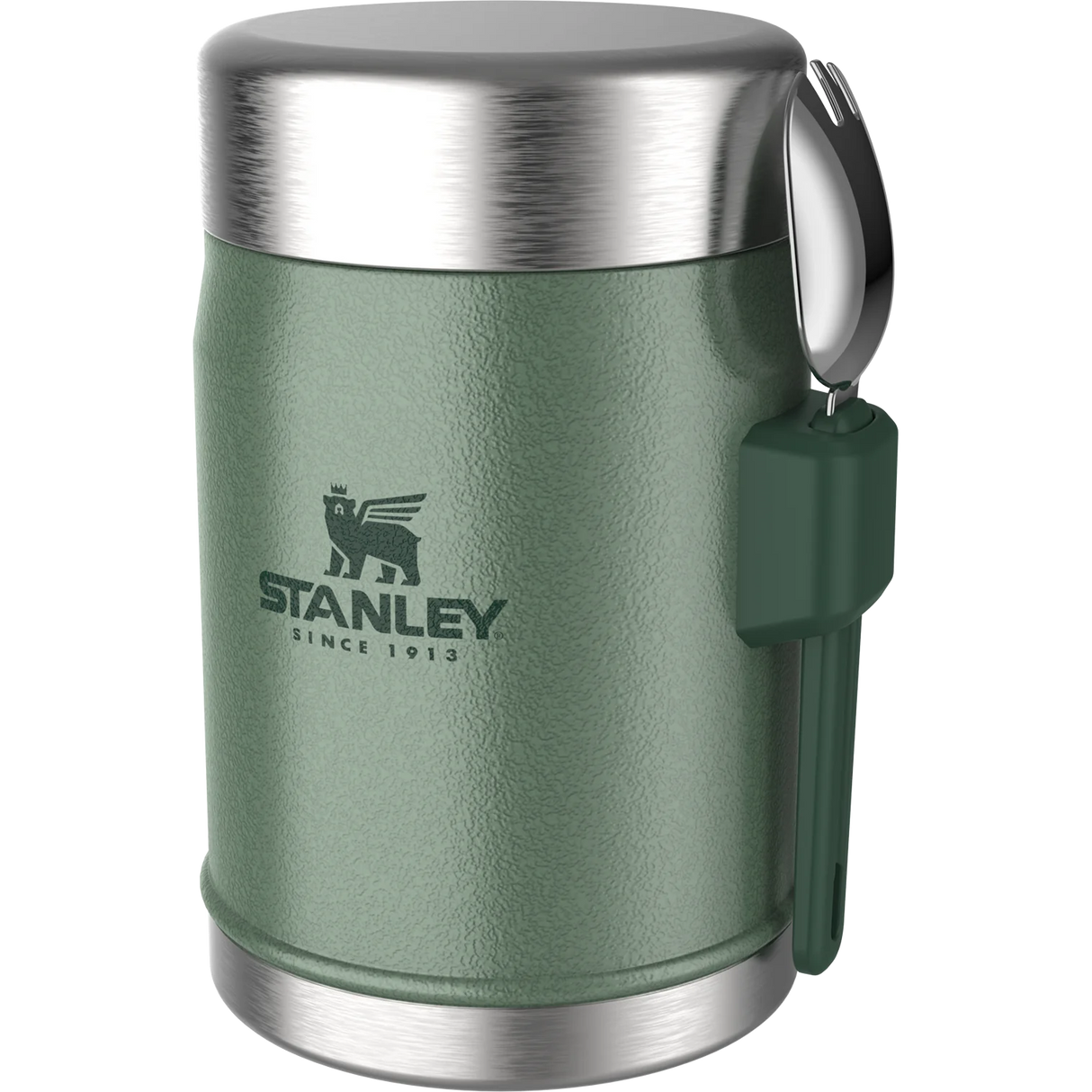 Stanley Classic Legendary Food Jar + Spork 0.4L - Hammertone Green