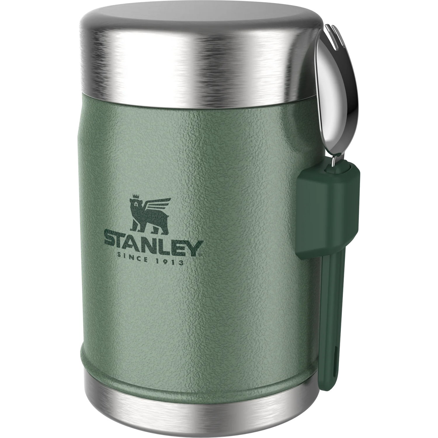 Stanley Classic Legendary Food Jar + Spork 0.4L - Hammertone Green