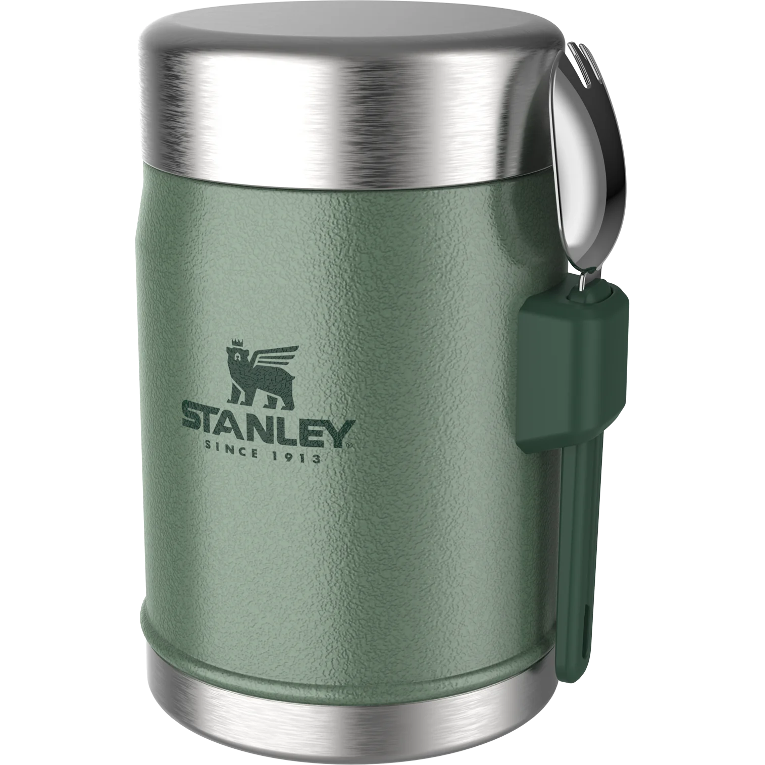 Stanley Classic Legendary Food Jar + Spork 0.4L - Hammertone Green