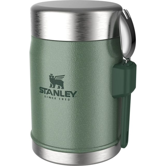 Stanley Classic Legendary Food Jar + Spork 0.4L - Hammertone Green