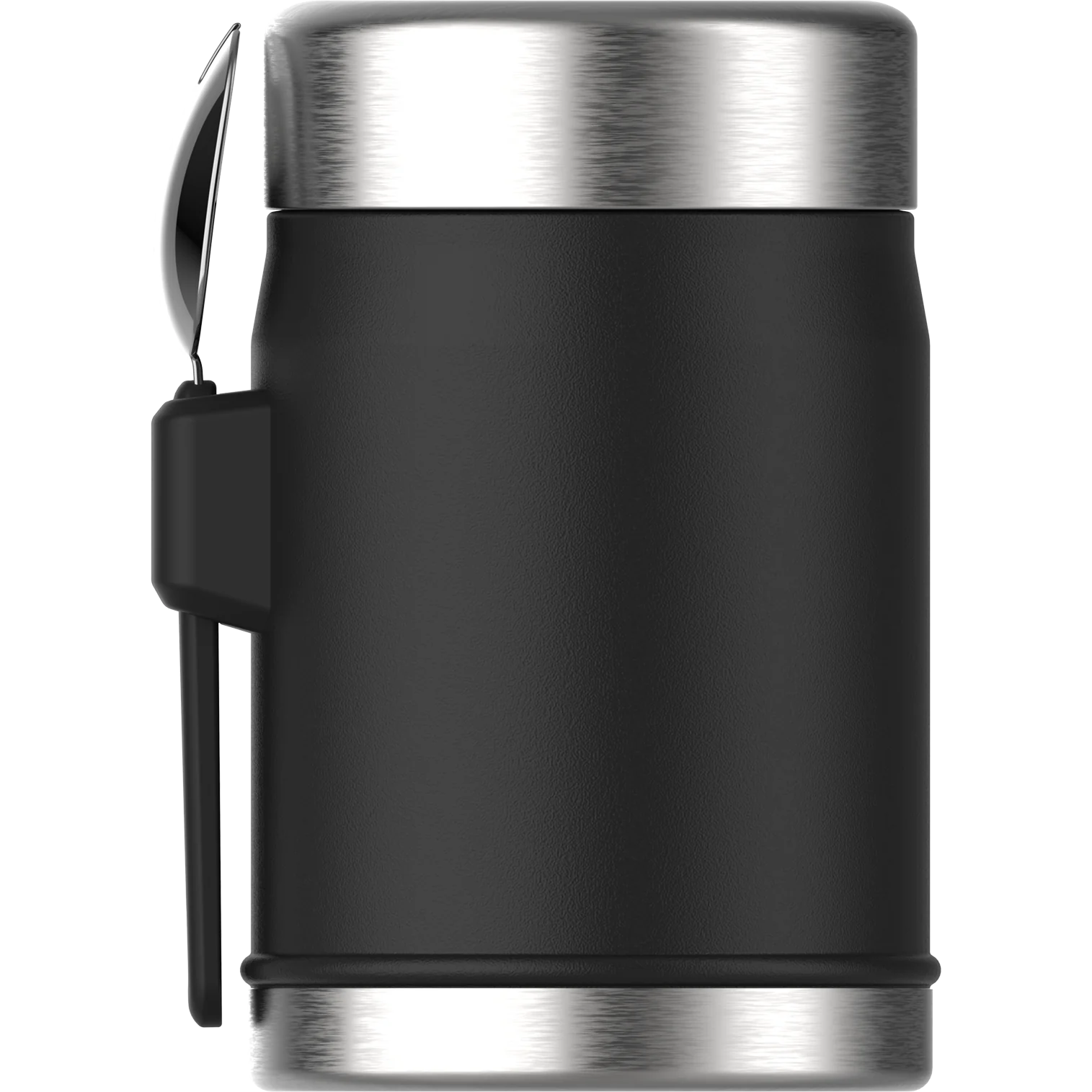 Stanley Classic Legendary Food Jar + Spork 0.4L - Matte Black Pebble