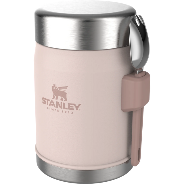 Stanley Classic Legendary Food Jar + Spork 0.4L - Rose Quartz